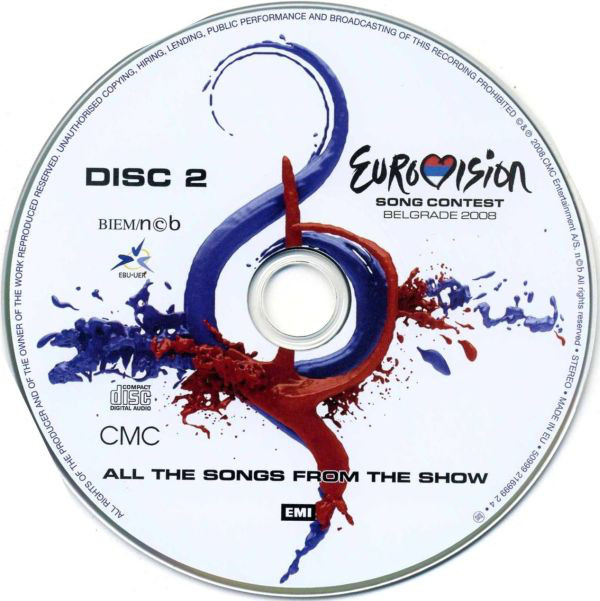 Eurovision Song Contest 2008; Belgrade : CD2